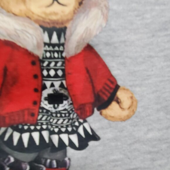 Polo Ralph Lauren Winter Holiday Bear Cotton T-Shirt sz 3months baby - Picture 13 of 16